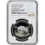 Benin 1000 Franken 2005, NGC PF68 UC, "Bedrohte Tierwelt Wolf (Canis simensis)"