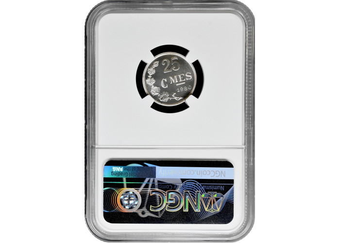 Люксембург 25 сантимов 1980 г., NGC PF69 CAM, "Великий герцог Жан (1964 - 1999)" Top Pop
