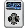 Chad 500 francs 2001, NGC PF68 UC, "African Fauna - White Rhino" Top Pop