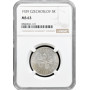 Czechoslovakia 5 korun 1929, NGC MS63, "First Republic (1919 - 1938)"