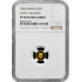 Liberia 25 dollars 2000, NGC PF69 UC, "John F. Kennedy" Top Pop gold coin