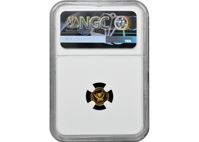 Kongo 100 Franken 2017, NGC PF69 UC, "Fauna Afrikas - Wasserbüffel" Top Pop Gold