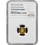 Somalia 50 shillings 2002, NGC PF66 UC, "Gold of the Pharaohs" gold coin