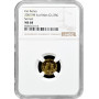 Isle of Man 1/25 Krone 2001 PM, NGC MS68, "Somali-Katze" Goldmünze