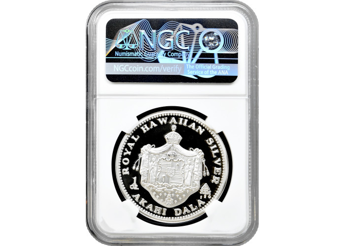 Гавайский монетный двор 1 доллар 1996 г., NGC PF67 UC, "Королева Лилиуокалани" 1 унция