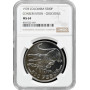 Колумбия 500 песо 1978 г., NGC MS64, "Острорылый крокодил"