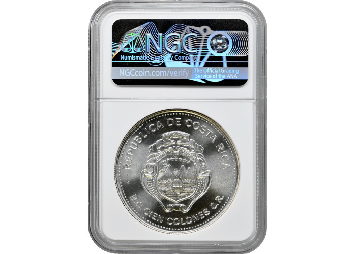 Costa Rica 100 colones 1979, NGC MS68, "International Year of the Child"
