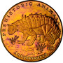 Afghanistan 50 afghanis 1995, NGC PF67 UC, "Prehistoric Animals - Ankylosaurus" Top Pop 1/0