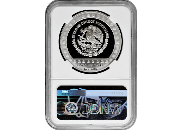 Мексика 100 песо 1992 г Mo., NGC PF69 UC, "Доколумбовская культура - Brasero Efigie"
