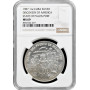 Cuba silver medal 1987, NGC MS69, "Departure from the port of Palos" Top Pop