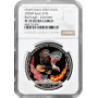 Spain 10 euro 2025 M, NGC PF70 UC, "U.S. 250th Anniv. - Bald Eagle, Colorised"