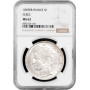 France 5 francs 1849 BB, NGC MS62, "Second Republic (1848 - 1851)" silver coin