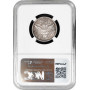 USA quarter dollar (25 cents) 1893, NGC MS62, "Barber Quarter" silver coin