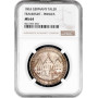 Frankfurt 1 thaler 1863, NGC MS64, "Assembly of Princes" silver coin