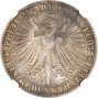 Frankfurt 1 thaler 1863, NGC MS64, "Assembly of Princes" silver coin
