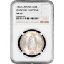 Frankfurt 1 thaler 1862, NGC MS63, "German Shooting Festival" silver coin