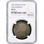 Saxe-Meiningen 1 thaler 1859, NGC MS62, "Duke Bernhard II (1803 - 1866)"