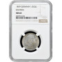 Bavaria 1/2 gulden 1839, NGC MS63, "King Ludwig I (1825 - 1848)" Top Pop 1/0