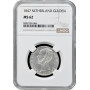 Netherlands 1 gulden 1847, NGC MS62, "King William II (1840 - 1849)" silver coin