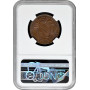 Бельгия 5 сантимов 1851 г., NGC MS64 BN, "Король Леопольд I (1832 - 1865)" Pop 8/1