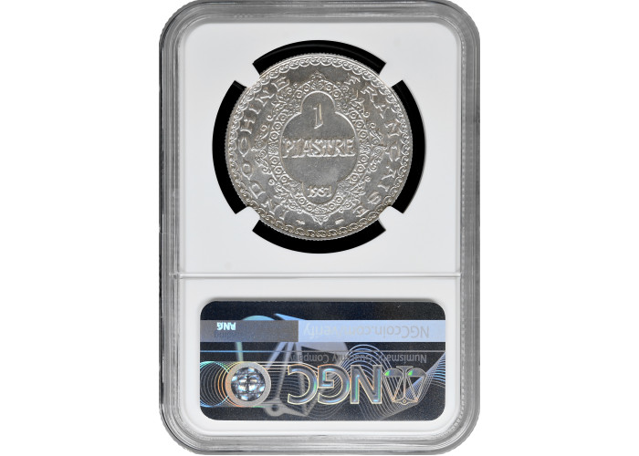 French Indochina 1 piastre 1931, NGC MS62, "French colony (1885 - 1954)"