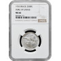 Brazil 2000 reis 1935, NGC MS66, "Duke of Caxias" silver coin