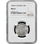 Austria 20 kreuzer 1848 A, NGC MS61, "Emperor Ferdinand I (1835 - 1848)"