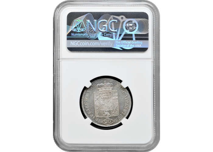 Salzburg 20 kreuzer 1806 M, NGC MS62, "Ferdinand III (1803 - 1806)" Pop 1/1
