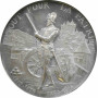 Switzerland silver medal 1887, NGC UNC Det., "Geneva Shooting Festival"