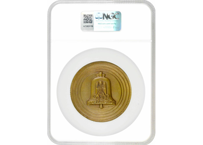 Germany - Third Reich bronze medal 1936, NGC MS64 BN, "Berlin Olympics" Top Pop