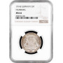 Hamburg 2 mark 1914 J, NGC MS64, "Free City (1871 - 1918)" silver coin