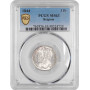 Belgium 1 franc 1844, PCGS MS63, "King Leopold I (1832 - 1865)" Top Pop 2/0