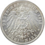 Lubeck 3 mark 1913, PCGS MS65, "Free city of Lubeck (1871 - 1918)" silver coin
