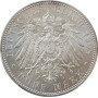 Saxe-Meiningen 5 mark 1908 D, NGC MS64, "Duke George II (1866 - 1914)"