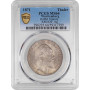 Wurttemberg 1 thaler 1871, PCGS MS64, "Victorious in Franco-Prussian War"