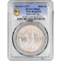 Persia 5000 dinars AH 1306 (1927) L, PCGS MS62, "Reza Shah Pahlavi (1925 - 1930)"