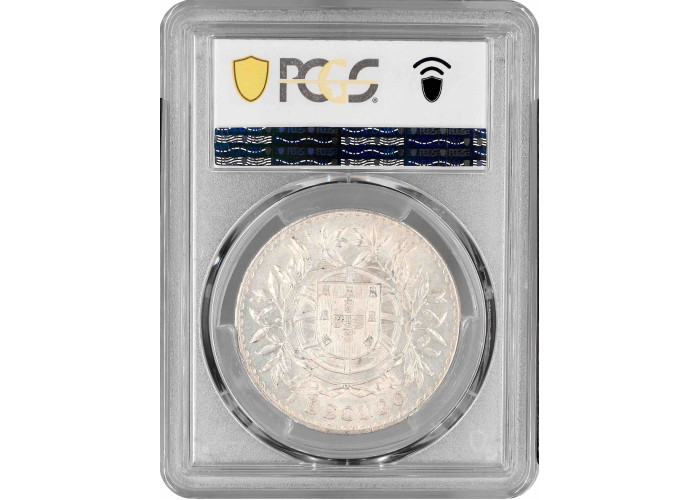 Portugal 1 escudo 1916, PCGS MS62, "Portuguese Republic (1911 - 1969)"