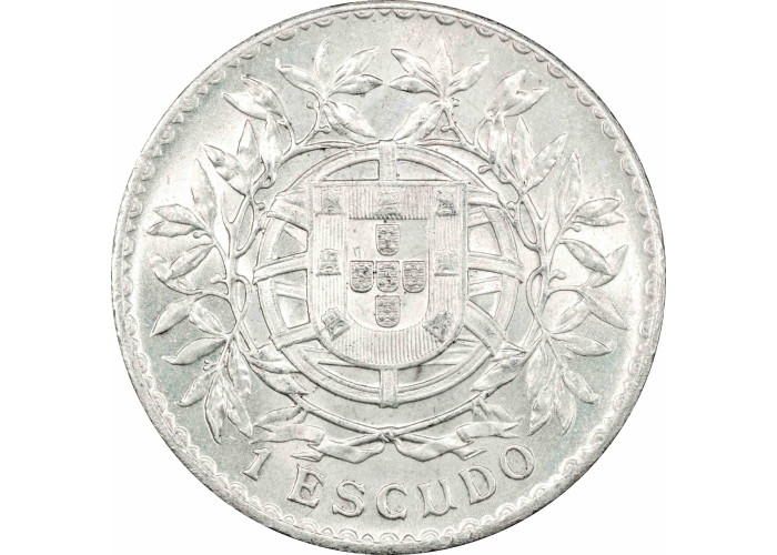 Portugal 1 escudo 1916, PCGS MS62, "Portuguese Republic (1911 - 1969)"