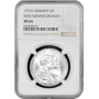 Saxe-Weimar-Eisenach 3 mark 1915 A, NGC MS66, "100th Anniversary - Grand Duke's"