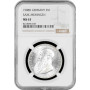 Saxe-Meiningen 3 mark 1908 D, NGC MS63, "Duke George II (1866 - 1914)" silver