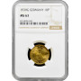 Germany - Third Reich 10 reichspfennig 1939 G, NGC MS63, "Nazi (1933 - 1945)"