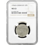 Germany - Third Reich 2 reichsmark 1936 D, NGC MS63, "Nazi Germany (1933-1945)"