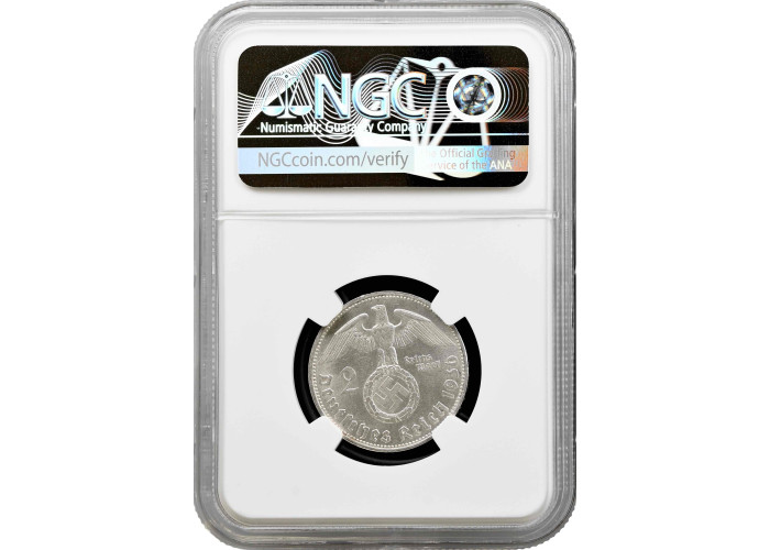 Germany - Third Reich 2 reichsmark 1936 D, NGC MS63, "Nazi Germany (1933-1945)"