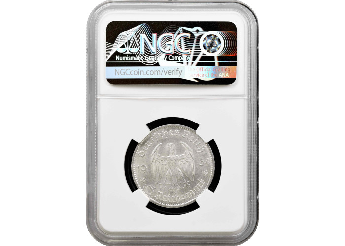 Germany - Third Reich 5 reichsmark 1934 D, NGC MS63, "Potsdam Garrison Church"