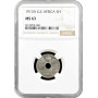 German East Africa 5 heller 1913 A, NGC MS63, "Rupie (1904 - 1916)"