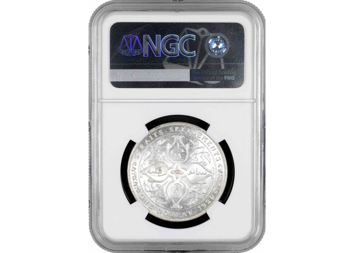 Стрейтс Сетлментс 1 доллар 1920 г., NGC MS62, "Король Георг V (1911 - 1935)"