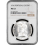 Portugal 1 escudo 1916, NGC MS62, "Portuguese Republic (1911 - 1969)"