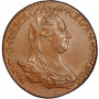 Austrian Netherlands 2 liards 1777, PCGS MS63 BN, "Maria Theresa (1740 - 1780)"