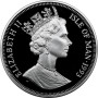 Isle of Man 1 crown 1993, NGC PF68 UC, "Preserve the Planet Iguanodon" Top Pop