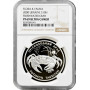 Ukraine 10 hryven 2000, NGC PF69 UC, "Flora and Fauna - Freshwater Crab" silver